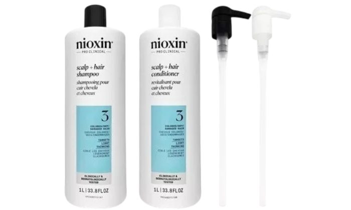 Nioxin System 3 Shampoo & Conditioner Duo (33.8 oz. each with Pumps)