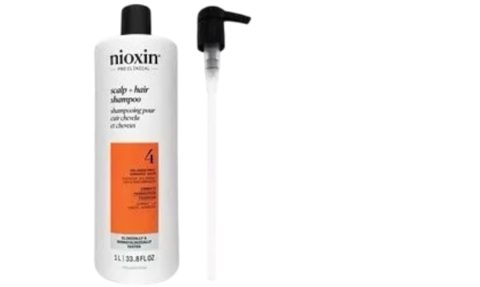 Nioxin System 4 Scalp + Hair Thickening Shampoo 33.8 oz With A Pump