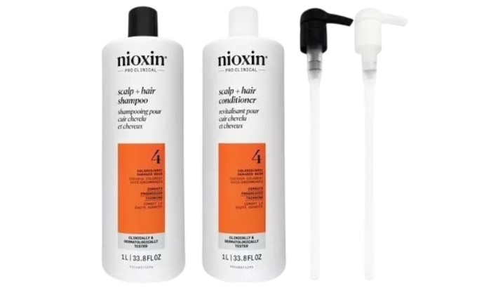 Nioxin System 4 Shampoo & Conditioner Duo (33.8 oz. each with Pumps)