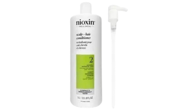 Nioxin System 2 Scalp + Hair Thickening Conditioner 33.8 oz With A Pump