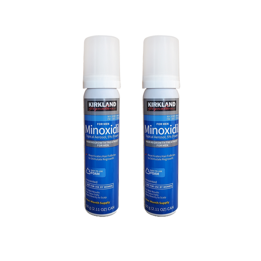 Kirkland 5% Minoxidil Extra Strength Foam Hair Loss and Hair Regrowth Treatment 2 Month