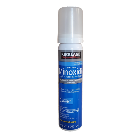 Kirkland 5% Minoxidil Extra Strength Foam Hair Loss and Hair Regrowth Treatment 1 Month