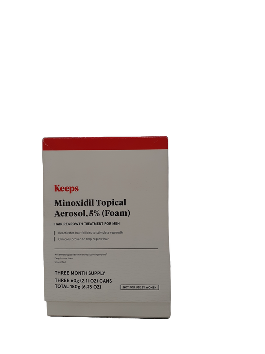 Keeps Minoxidil Topical Aerosol, 5% Foam 3 Month