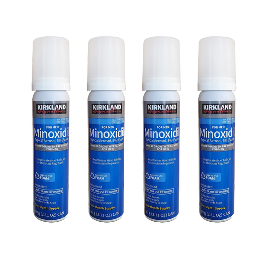 Kirkland 5% Minoxidil Extra Strength Foam Hair Loss and Hair Regrowth Treatment 4 Month