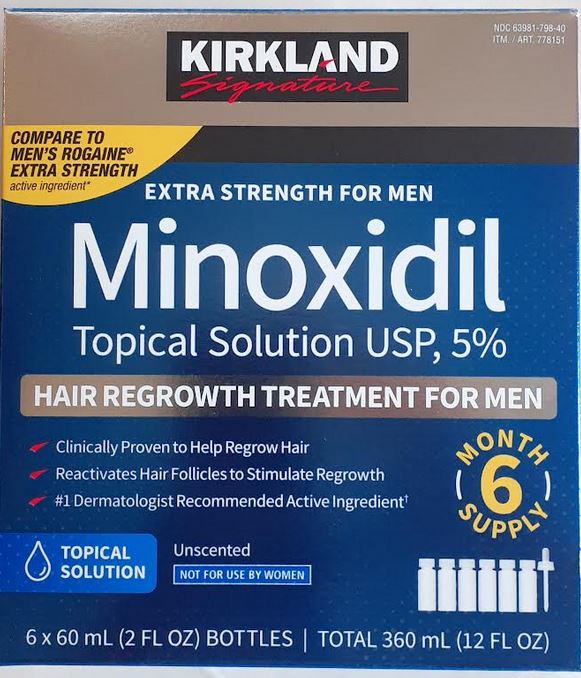 Kirkland Signature Extra Strength for Men, 6 month supply