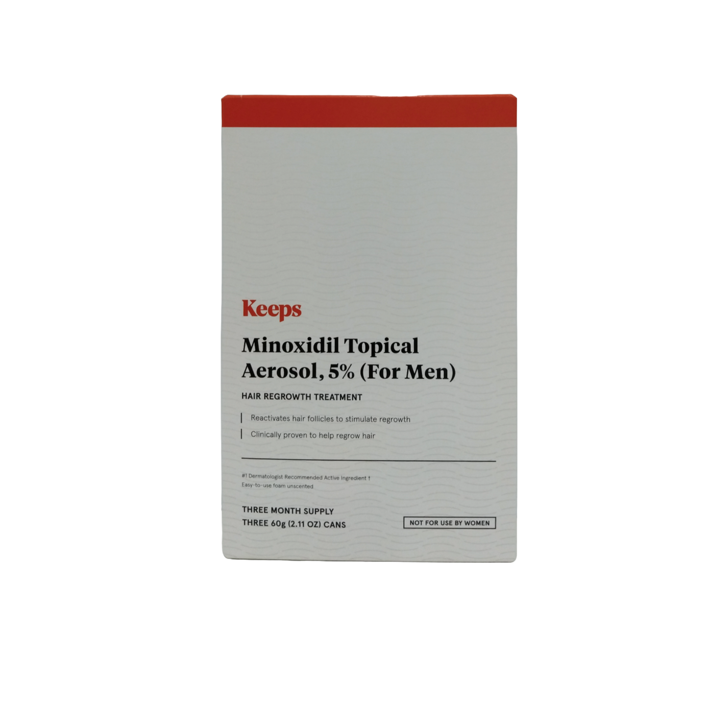 Keeps Minoxidil Topical Aerosol, 5% Foam 3 Month