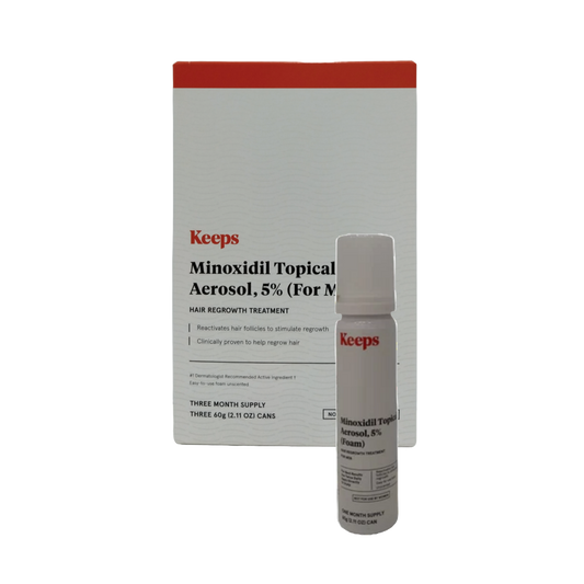 Keeps Minoxidil Topical Aerosol, 5% Foam 4 Month