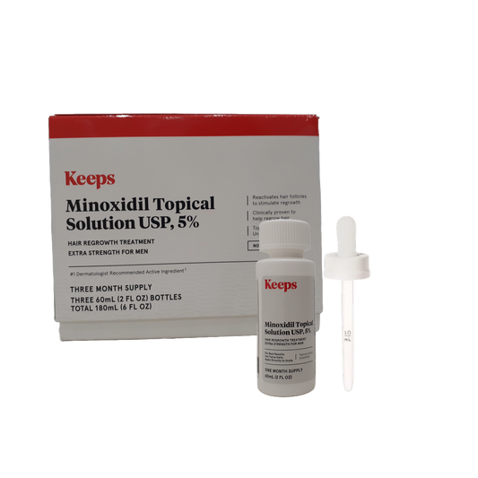 Keeps Minoxidil Topical Solution USP 5% 4 Month