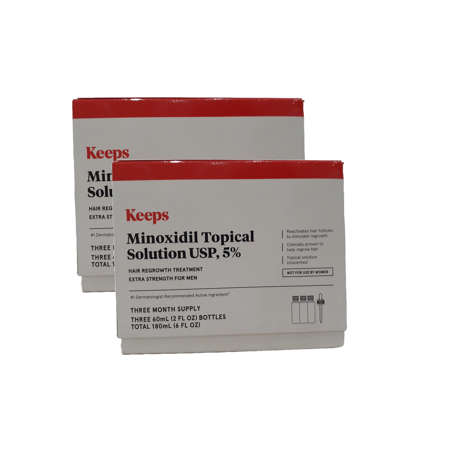 Keeps Minoxidil Topical Solution USP 5% 6 Month