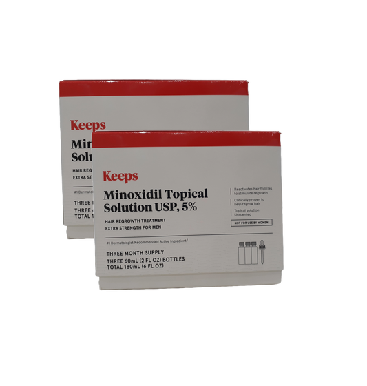 Keeps Minoxidil Topical Solution USP 5% 6 Month