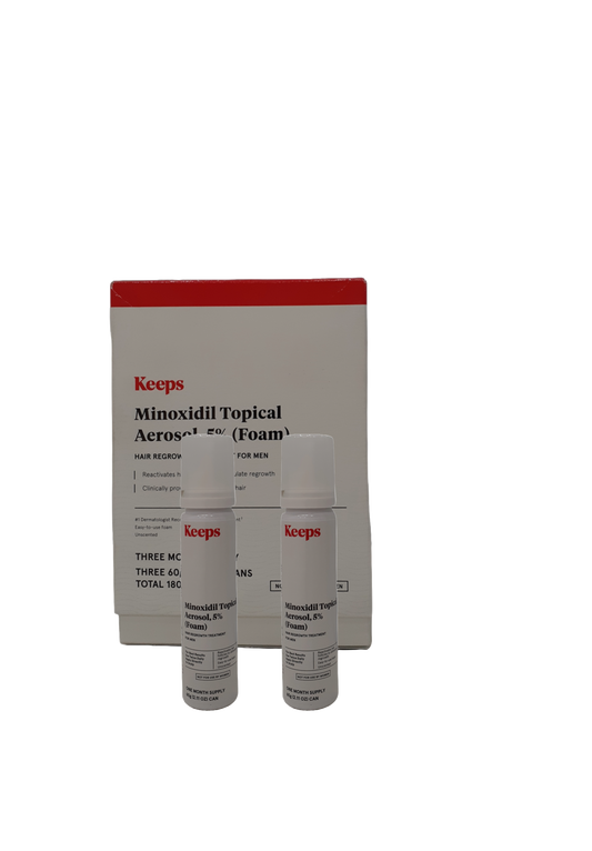 Keeps Minoxidil Topical Aerosol, 5% Foam 5 Month