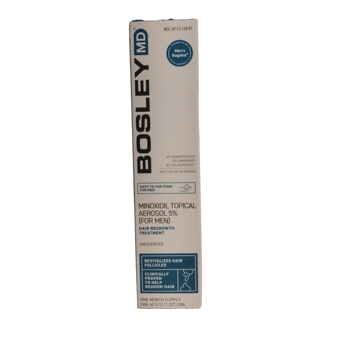 Bosley Minoxidl Topical Aerosol 5% For Men (1 Month Supply)