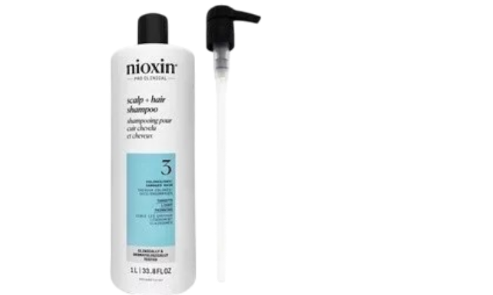 Nioxin System 3 Scalp + Hair Thickening Shampoo 33.8 oz With A Pump